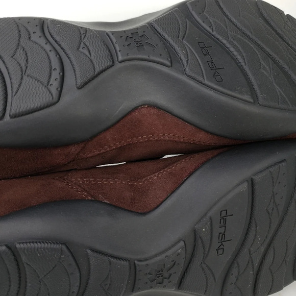 Dansko Cadence Brown Soft Suede Stretch Around Your Heel-Upper Shoe Sz 7.5 to 8. - Picture 10 of 12